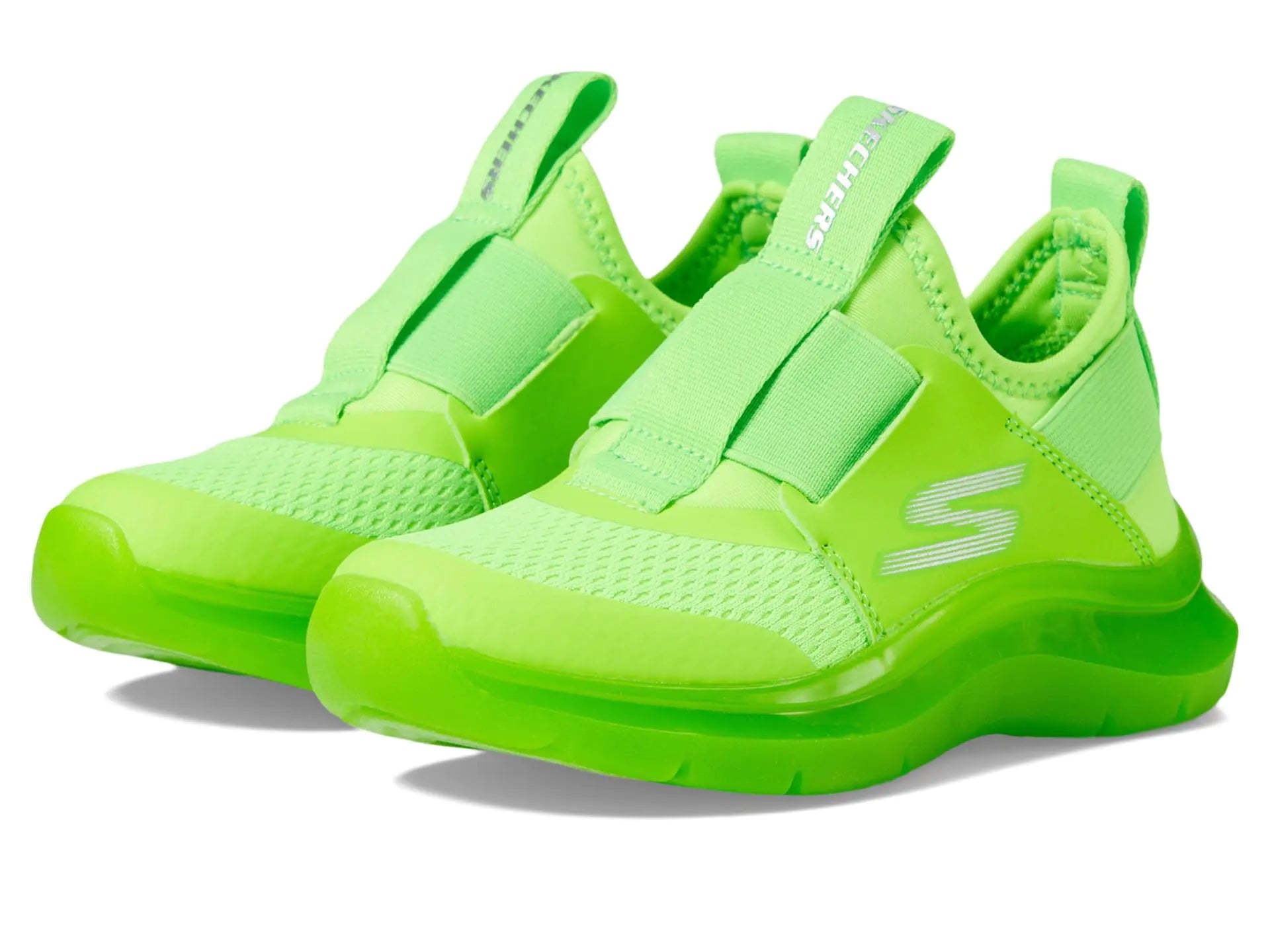 Skechers Boys Skech Fast Ice Sneaker Lime 2.5 Little Kid